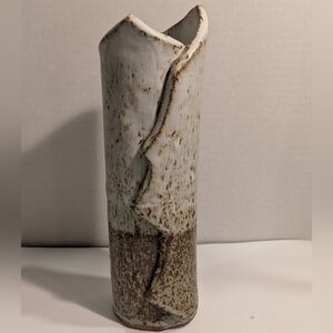 An original Vase, handmade piece crafted from ceramic and stoneware materials.